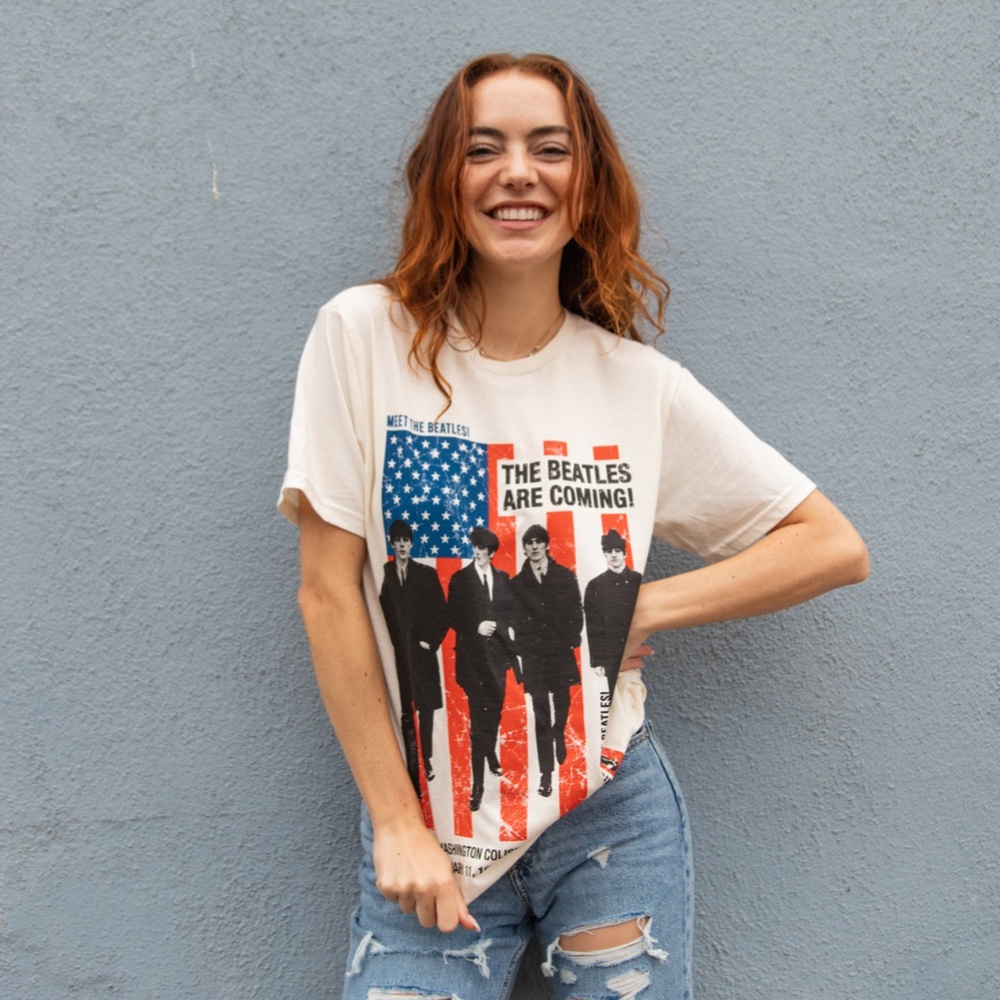 The Beatles Are Coming Vintage Tee